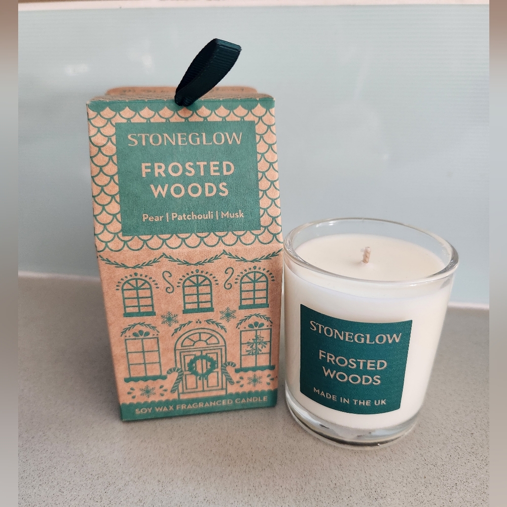 Stoneglow Frosted Woods - Mini Scented Candle (Soy Wax) **NEW